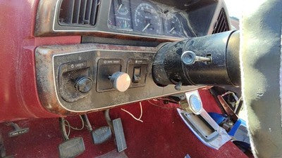 87-91 Ford F150 Trim Bezel Around Speedometer Oem Dash Surround Panel Woodgrain
