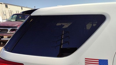 11-19 Police Interceptor Passenger Right Rear Quarter Glass Back Side Window