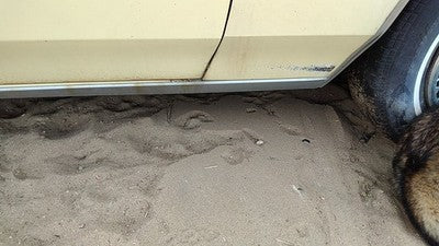 1980 Cadillac Deville Passenger Right Lower Rocker Panel Moulding Side Skirt Oem