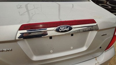 2012 Ford Fusion License Plate Trim Surround Panel Oem Tail Trunk Finish Chrome