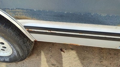 94 Chevy S10 Blazer Passenger Right Rear Moulding From Door Oem Back Trim Strip