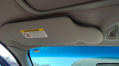2000-2003 Ford Taurus Driver Left Sun Visor Oem Gray 1F1z5404105fab