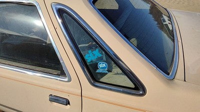 1984-1987 Ford Tempo Driver Left Rear Quarter Glass Back Side Window Oem