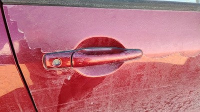 2003-2006 Mitsubishi Outlander Passenger Right Front Outside Door Handle Oem Red