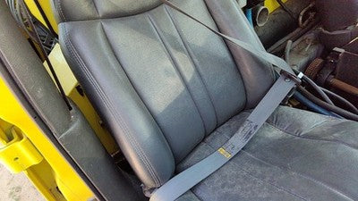 98-02 Van 2500 Passenger Right Front Seat Belt Retractor Shoulder 69W Dark Gray