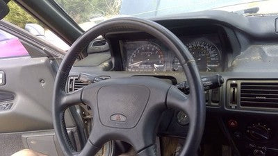 1991 Mitsubishi Galant Vr-4 Steering Wheel Assembly Oem Awd Black