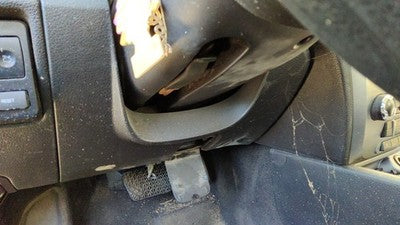 10-12 Fusion Lower Dash Under Column Knee Bolster Trim Panel Dw Charcoal Black