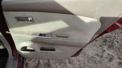 05-06 Altima Passenger Right Rear Door Trim Panel With Switches Back Blond C
