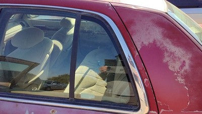 1994-2011 Grand Marquis Driver Left Rear Vent Window Back Door Glass With Frame