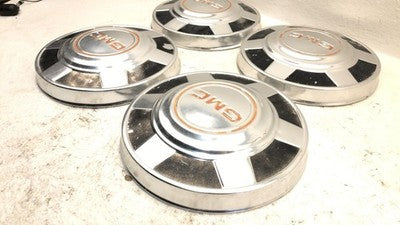 1976-1991 Gmc Sierra C3500 Hub Cap Wheel Cover Set Of 4 Oem 00349094