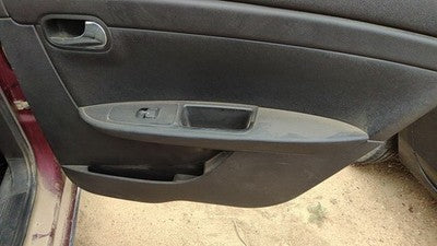 08 09 Malibu Passenger Right Rear Inside Door Trim Panel Wth Switches Back Black