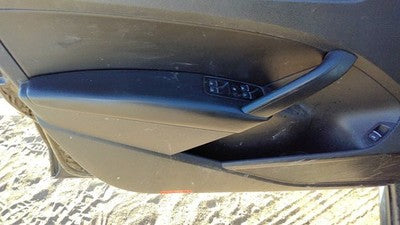12-19 Vw Passat Driver Left Front Door Trim Panel With Master Switch Black Tb