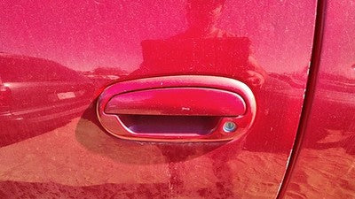 1997-2004 Ford F150 Driver Left Front Outside Door Handle Oem Red E4