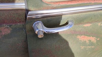 1953 Chevy Bel Air 150 Sedan Passenger Right Rear Outside Door Handle Oem Back