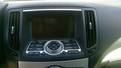 2007-2008 Infiniti G35 Trim Bezel Around Radio Surround Dash Panel Oem Black