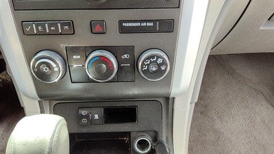 09-12 Traverse Front Temperature Control Module In Dash Heater Ac Head Unit