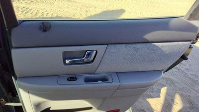 00-02 Ford Taurus Passenger Right Rear Door Trim Panel With Switches Back Gray