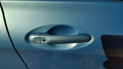 2014-2019 Nissan Versa Note Passenger Right Front Outside Door Handle Blue Rbe