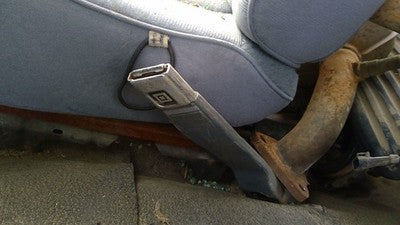 94 Chevy Caprice Passenger Right Front Seat Belt Retractor Oem Shoulder Blue Rh