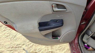 2010 Honda Insight Driver Left Rear Door Trim Panel With Switches Back Tan