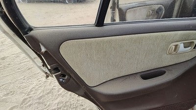 1993 Infinity G20 Driver Left Rear Door Trim Panel With Switches Back Brown