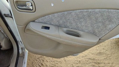 00-02 Sentra Passenger Right Rear Door Trim Panel With Switches Back Sand H