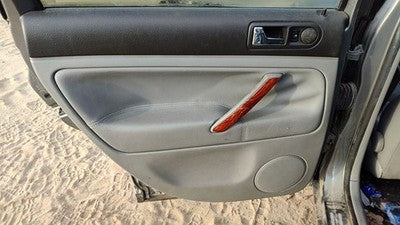 2001-2004 Vw Passat Driver Left Rear Door Trim Panel With Switches Back Gray