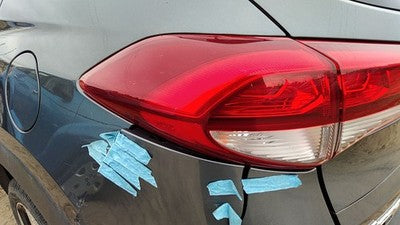 16-18 Tucson Driver Left Tail Light Brake Lamp Rear Outer Led Quarter Mounted