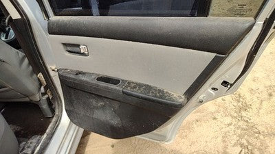 10 Sentra Sr Passenger Right Rear Inside Door Trim Panel With Switches Back Gray