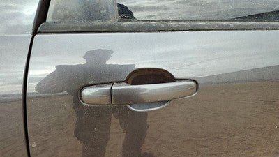 05-09 Equinox Passenger Right Rear Outside Door Handle Back Granite Gray 44U