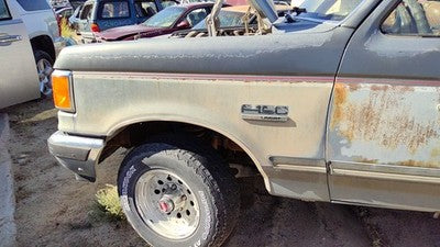 1987 1988 1989 1990 1991 Ford F150 Driver Left Front Fender Oem Silver
