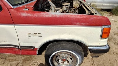 1987-1991 Ford F150 Passenger Right Front Fender Oem Red White
