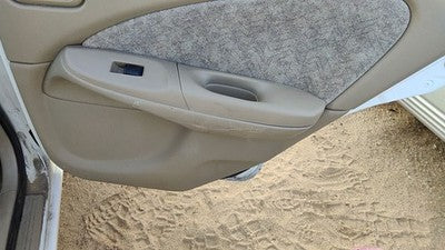00-02 Sentra Passenger Right Rear Door Trim Panel With Switches Back Sand H