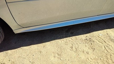 04-08 Grand Prix Driver Left Lower Rocker Panel Moulding Side Skirt Silver 12U