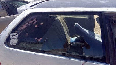 88-91 Civic Crx Hatchback Passenger Right Rear Quarter Glass Back Side Window