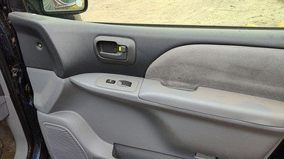 01-03 Toyota Sienna Passenger Right Front Door Trim Panel With Switches Gray 11