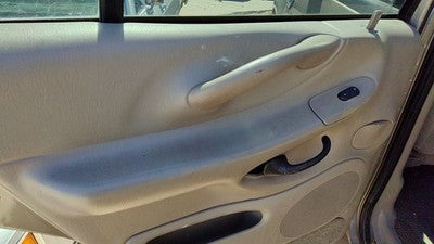 00-02 Ford Expedition Driver Left Rear Door Trim Panel With Switches Back Tan Fh