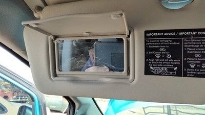 2014-2015 Nissan Versa Note Driver Left Sun Visor Oem Charcoal G 964013Wc1a