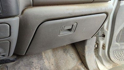 99-01 Ford F250 Super Duty Glove Box Assembly Complete Door With Latch Oem Gray
