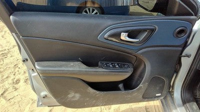 15-17 200 Driver Left Front Inside Door Trim Panel With Master Switch Black X9