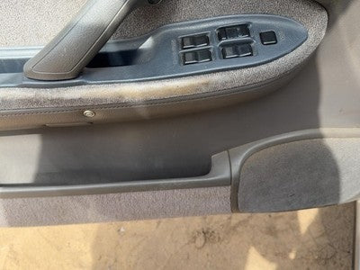 1990 Subaru Legacy Driver Left Front Door Trim Panel With Master Switch Gray