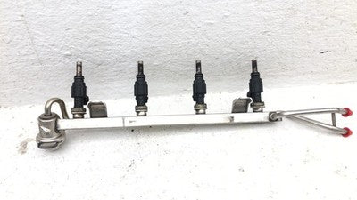 00-01 Vw Jetta Complete Fuel Rail With Injectors Set Loaded Oem 1.8L Turbo Awd