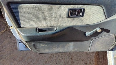 1989 Honda Civic Driver Left Front Door Trim Panel Manual Windows Blue Sedan
