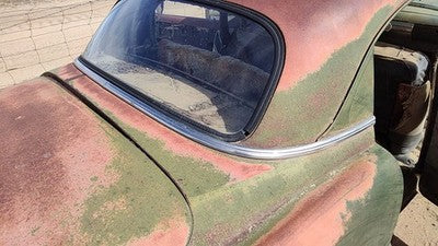 1953 Chevy Bel Air 150 Sedan Rear Chrome Trim Below Back Glass Oem