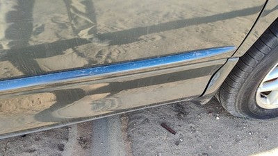 98-04 Intrepid Passenger Right Front Moulding From Door Trim Steel Blue Pbq