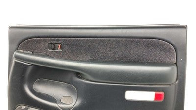 01 02 Sierra 2500 Hd Passenger Right Rear Door Panel With Switches Graphite 12D