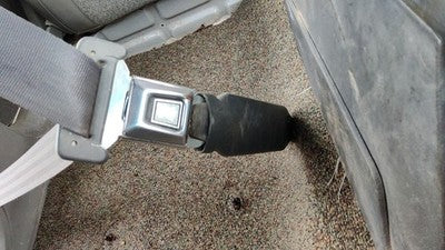 1992 Jeep Cherokee Passenger Right Front Seat Belt Buckle Receiver Oem Gray