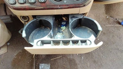 96-00 Chrysler Town & Country Slide Out Dash Mounted Cup Holder Assembly Oem Tan