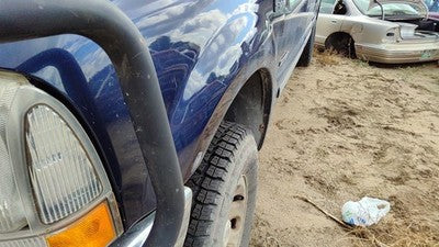 1999-2007 F350 Powerstroke Driver Left Front Fender Oem Blue F81z16006aa
