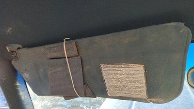 1993 Gmc Sierra 2500 Driver Left Sun Visor Oem Blue